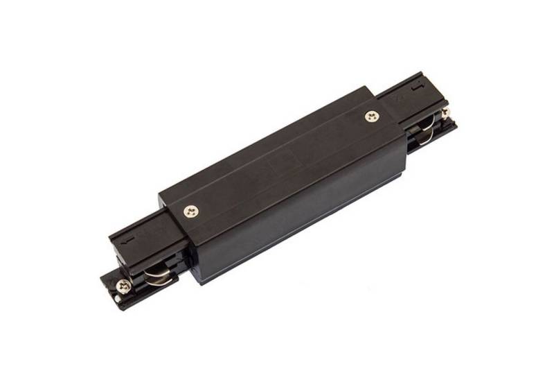SpectrumLED Schienensystem-Verbinder LED SPS 2 3-Phasen Stromschiene Einspeisung IP20 Schwarz Mitte, 10 cm, Mitte von SpectrumLED