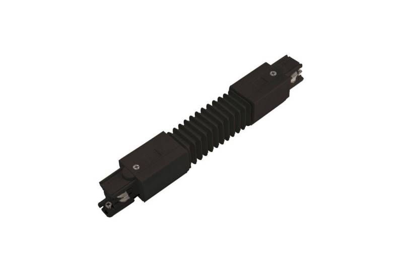 SpectrumLED Schienensystem-Verbinder SPS-2 Flexibler Steckverbinder für 3-Phasen Stromschiene IP20 schwarz, 20 cm, Beweglicher Verbinder von SpectrumLED