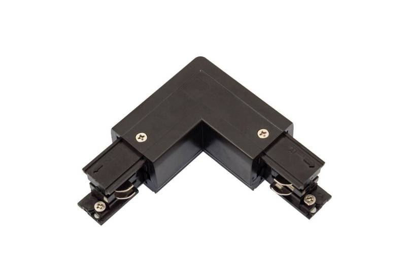 SpectrumLED Schienensystem-Verbinder SPS-2 Leitungsverbinder für 3-Phasen Stromschiene IP20 Schwarz L links, 10 cm, Verbinder, L Links von SpectrumLED