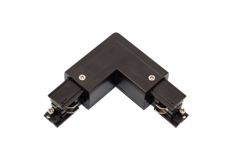 SpectrumLED Schienensystem-Verbinder SPS2 Leitungsverbinder für 3-Phasen Stromschiene IP20 Schwarz L rechts, 10 cm, Verbinder, L rechts von SpectrumLED