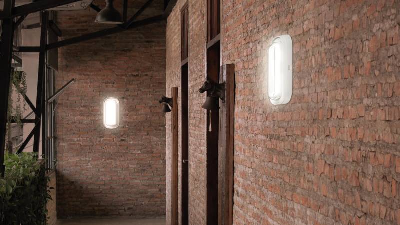 SpectrumLED Wandleuchte LED PASTILO 15W Wandleuchte 120° 1800lm IP54 oval IK10 2700-6000K CCT, CCT, CCT, IP54, IK10 von SpectrumLED