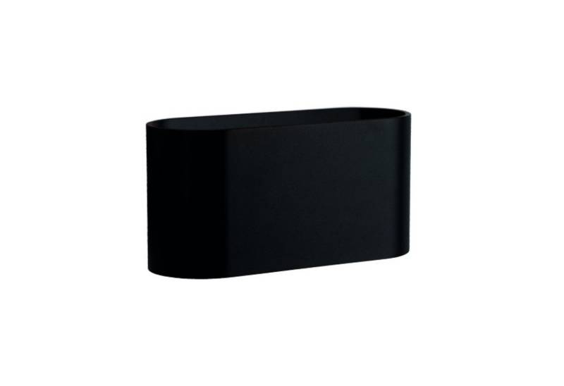 SpectrumLED Wandleuchte LED Wandleuchte G9 Innenleuchte schwarz IP20 Up & Down max. 6W oval, Up & Down, auf & ab, oval von SpectrumLED