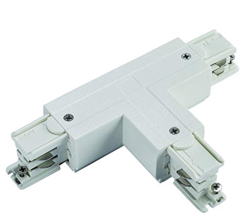 3-Phasen Stromschiene T-Verbinder rechts 1 Powergear schwarz weiß (weiß) von Spectrumled