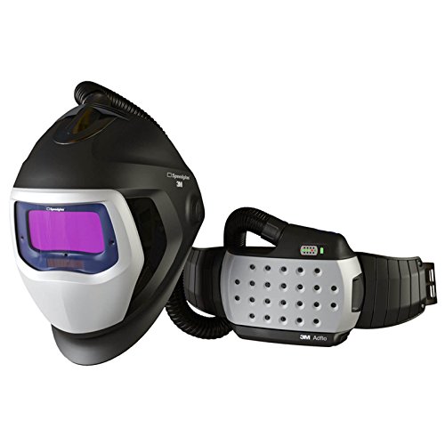 SPEEDGLAS 9100 AIR Schweißmaske Schweißhelm mit ADFLO Atemschutzsystem, Größe:45 x 93 mm von Speedglas