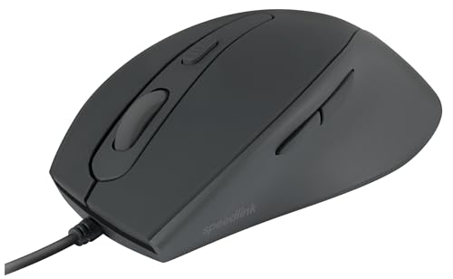 Speedlink AXON Silent & Antibacterial Mouse - leise PC Maus mit Kabel, antibakterielle Oberfläche, geräuschlos, leiser klick, kabelgebunden, dpi-Schalter bis 2400 dpi, schwarz Speedlink AXON Silent & Antibacterial Mouse - leise PC Maus mit Kabel, antibakterielle Oberfläche, geräuschlos, leiser klick, kabelgebunden, dpi-Schalter bis 2400 dpi, schwarz von Speedlink