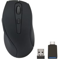 Speedlink AXON Silent & Antibacterial Rechargeable Wireless Maus, USB-A/-C, schwarz von Speedlink
