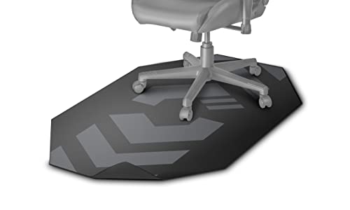 Speedlink GROUNID Octa Floorpad-Bodenschutz, Gaming-Stuhl-Unterlage, Fußbodenschutz für Bürostuhl, Anti-Rutsch, 120 x 100 x 0,3 cm, grau von Speedlink