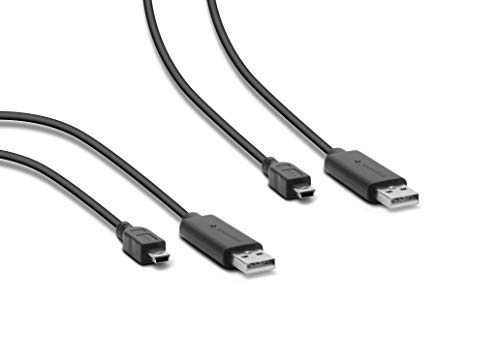 Speedlink STREAM Play & Charge Cable Set - 2 Ladekabel für den Playstation 3 Controller - Gaming/Konsole/PS3 - schwarz von Speedlink