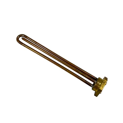 SPEEM | Elektrischer Thermowiderstand, Kupferhülse, Gewinde 1 1/4 1200W 220V Standard | Widerstand für elektrische Heizung | für elektrische Wasserspeicher und Wasserkessel von Speem