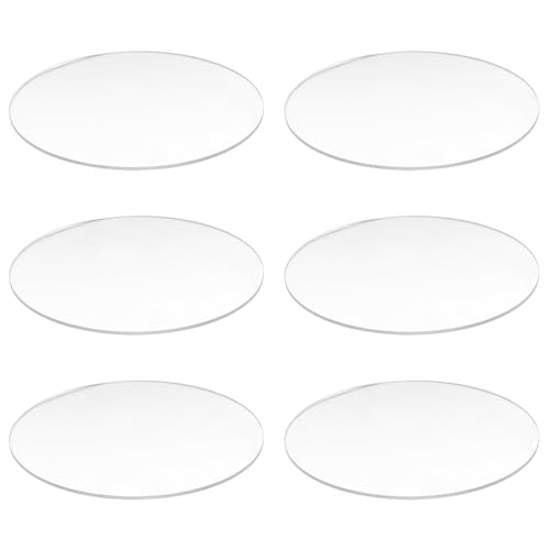 Speesy 6X Transparent 3Mm Starker Acryl Runde Scheibe Durchmesser: 60Mm Speesy 6X Transparent 3Mm Starker Acryl Runde Scheibe Durchmesser: 60Mm von SPeesy