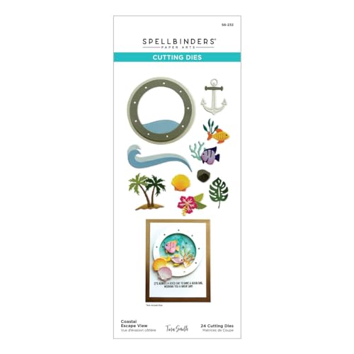 Coastal Escape View Etched Dies from the Windows with a View Collection by Tina Smith von Spellbinders