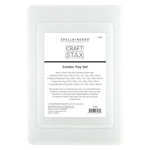 Craft STAX Combo Tray Set von Spellbinders