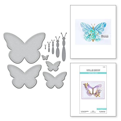 SPELLBINDERS PAPERCRAFTS, INC SPELLBINDRS Designer Many BFLYS, Bronze von Spellbinders