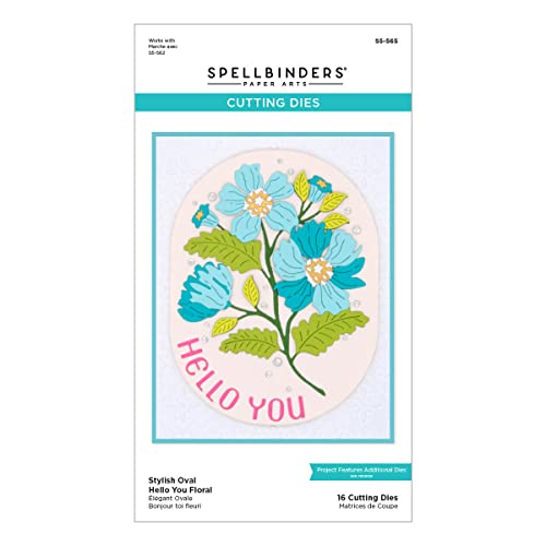 SPELLBINDERS Papercrafts Inc. Spellbinders Stanzschablonen-Kollektion, oval, mit Blumenmuster, Metall SPELLBINDERS Papercrafts Inc. Spellbinders Stanzschablonen-Kollektion, oval, mit Blumenmuster, Metall von Spellbinders