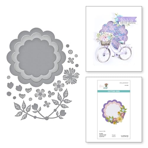 Scallop Tagebuchkarten geätzte Stanzformen aus der Simple Vintage Flower Shoppe Kollektion mit einfachen Geschichten Scallop Tagebuchkarten geätzte Stanzformen aus der Simple Vintage Flower Shoppe Kollektion mit einfachen Geschichten von Spellbinders