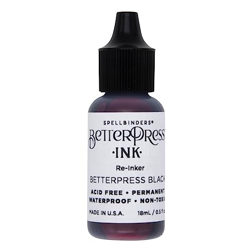 Spellbinders BPI-011 Ink Reinker BetterPress Black, ONE von Spellbinders