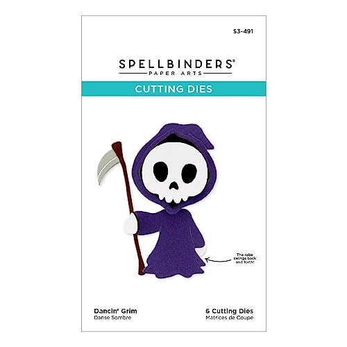 Spellbinders Dancin' Grim geätzte Stanzformen aus der Dancin' Halloween Kollektion von Spellbinders