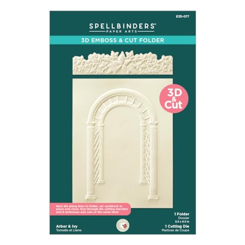 Spellbinders E3D-077 3D Emboss & Cut, clear, One Spellbinders E3D-077 3D Emboss & Cut, clear, One von Spellbinders