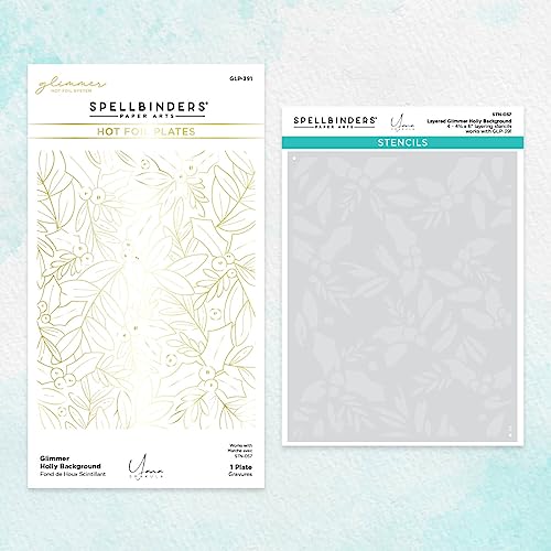Spellbinders Glimmer Stechpalmen-Hintergrund-Set aus der De-Light-Ful-Kollektion von Yana Smakula 0 aus der De-Light-Ful Weihnachtskollektion Spellbinders Glimmer Stechpalmen-Hintergrund-Set aus der De-Light-Ful-Kollektion von Yana Smakula 0 aus der De-Light-Ful Weihnachtskollektion von Spellbinders