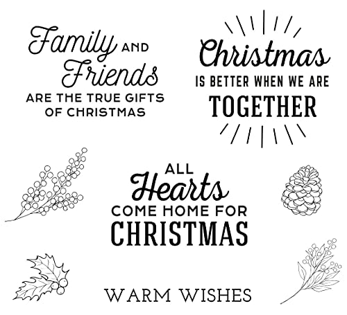 Spellbinders Home for Christmas Sentiments Stempelset "Merry Collection" Spellbinders Home for Christmas Sentiments Stempelset "Merry Collection" von Spellbinders