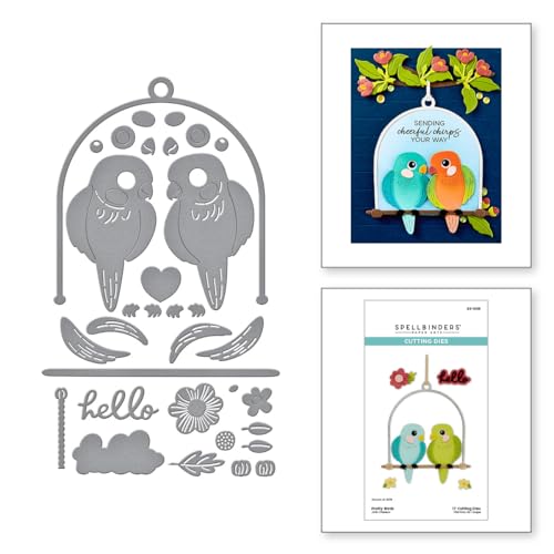 Spellbinders Pretty Birds Stanzschablonen aus der Cheerful Chirps Kollektion Spellbinders Pretty Birds Stanzschablonen aus der Cheerful Chirps Kollektion von Spellbinders