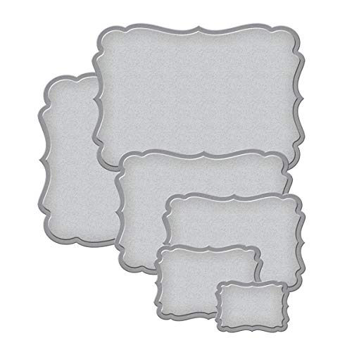 Spellbinders S5-025 Nestabilities Etiketten Siebzehn geätzt/Wafer dünne Matrizen von Spellbinders