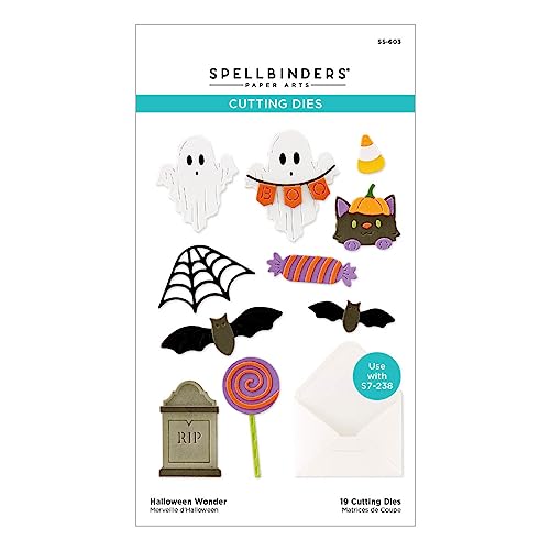 Spellbinders S5-603 Halloween Wonder geätzte Stanzformen aus The Envelope of Wonder Collection von Spellbinders