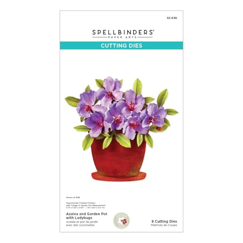 Spellbinders S5-636 Azalea and Garden Pot with Ladybugs Geätzte Stanzformen, Metall Spellbinders S5-636 Azalea and Garden Pot with Ladybugs Geätzte Stanzformen, Metall von Spellbinders