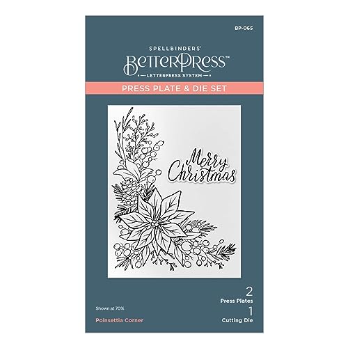 Spellbinders The More BetterPress Christmas Collection Weihnachtsstern-Eck-Pressplatte und Stanzformen-Set Spellbinders The More BetterPress Christmas Collection Weihnachtsstern-Eck-Pressplatte und Stanzformen-Set von Spellbinders