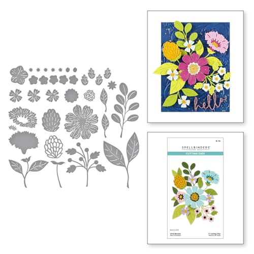 Spellbinders Vivid Blooms Stanzschablonen aus der Vivid Expressions Kollektion von Spellbinders