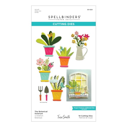 The Botanical Solarium Etched Dies from the Windows with a View Collection by Tina Smith von Spellbinders