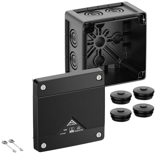 Spelsberg 40400001 Abzweigkasten (L x B x H) 102 x 102 x 70mm Schwarz IP66, IP67, IP69 1St. von Spelsberg