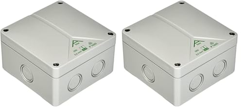 Spelsberg Abox 060L Verbindungsdose leer-grau (Packung mit 2) von Spelsberg