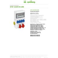 Spelsberg CEE Stromverteiler STV 1224-K-LAN 73142421 400V 32A von Spelsberg