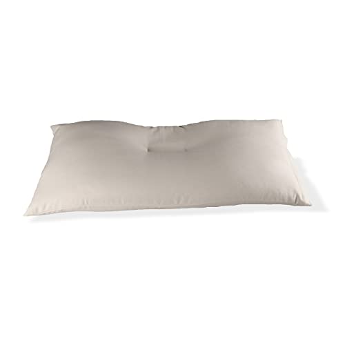 Speltex ergonomisches Kopfkissen mit Bio Dinkelspelzen Füllung 40 x 80 cm von Speltex