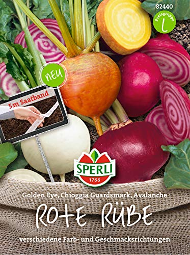 82440 Sperli Premium Rote Bete Samen Mix | Best of Rote Bete | 3 Sorten | Rote Beete Saatgut von Sperli