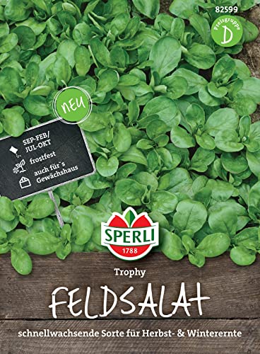 82599 Sperli Premium Feldsalat Samen Trophy | Schnellwachsend | Herbst- u. Wintersorte | Wintersalat Samen 82599 Sperli Premium Feldsalat Samen Trophy | Schnellwachsend | Herbst- u. Wintersorte | Wintersalat Samen von Sperli