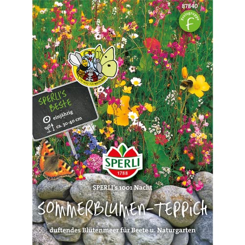 87840 Sperli Premium Blumenmischung Samen 1001 Nacht | Wildblumen Samen | Wildwiese Samen| Blumenwiese Samen | Blumenwiese Saatgut | Blumenwiese Mehrjährig von Sperli
