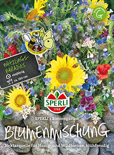88030 Sperli Premium Blumenmischung Samen Bienengarten | Wildblumen Samen | Wildwiese Samen| Blumenwiese Samen | Bienenwiese Samen von Sperli