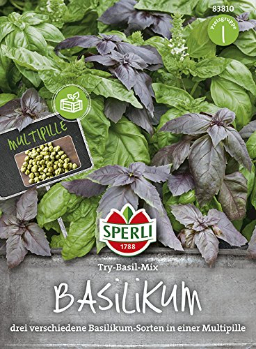 Basilikum SimplyHerbs Try-Basil-Mix Ocimum basilikum von Sperli