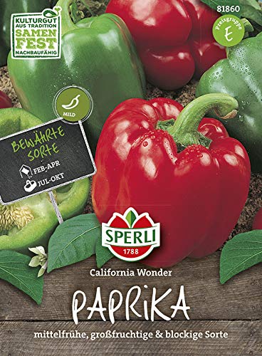 Paprika California Wonder von Sperli