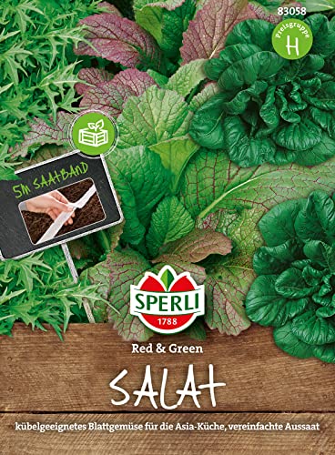 Salatmischung Asia Greens, Saatband von Sperli