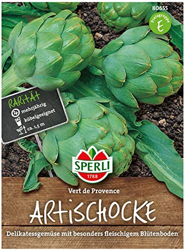 80655 Sperli Premium Artischocke Samen verte de provence | Delikatess Sorte | Ertragreich | Artischocke Saatgut | Artischocken Samen von Sperli