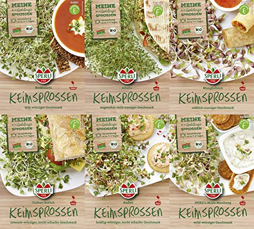 Sperli BIO-Keimsprossen-Set 6 Sorten von Sperli