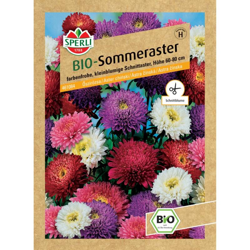 Sperli Bio Sommeraster Mischung Callistephus chinensis von Sperli