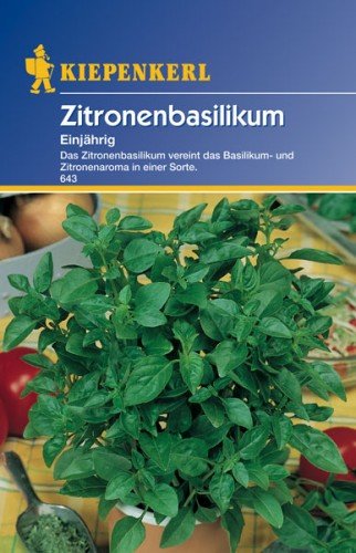 Sperli Gemüsesamen Zitronenbasilikum einjährig, grün von Sperli