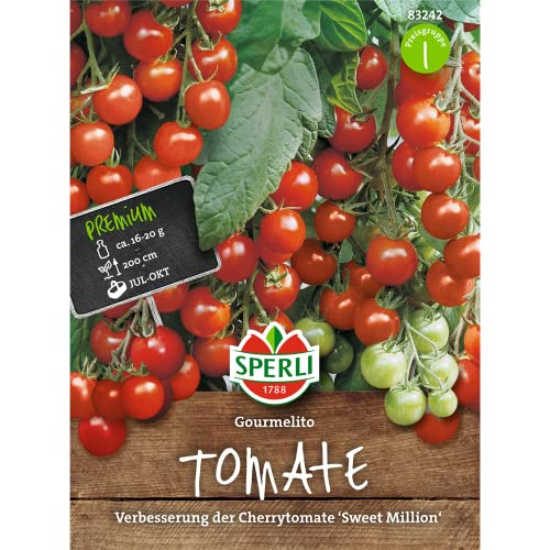 Sperli Premium Tomaten Samen Gourmelito ; Best of Cherrytomaten ; Kirschtomaten Saatgut von Sperli