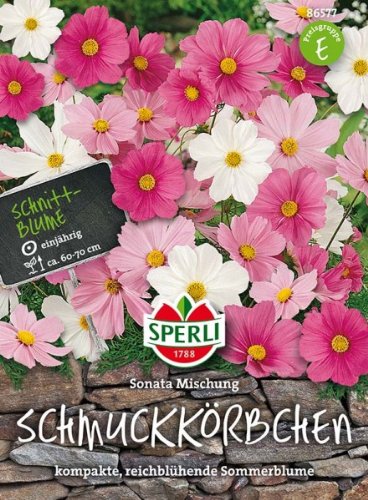 Schmuckkörbchen (Cosmea) Sonata, Mischung von Sperli