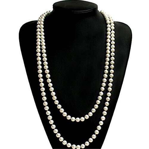 Sperrins Runde Perlenkette Hochzeit Perlenkette Lange Perlenkette für die Braut von Sperrins