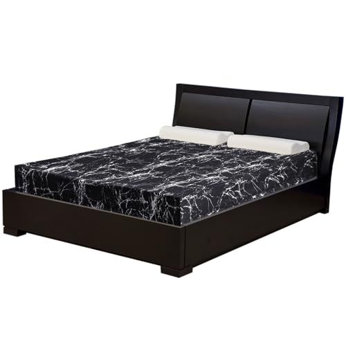 Spesh Spannbettlaken für King-Size-Bett, gebürstete Mikrofaser, 27 cm tief, Spannbetttuch für Matratze, kein Einlaufen und kein Pilling, maschinenwaschbar von Spesh